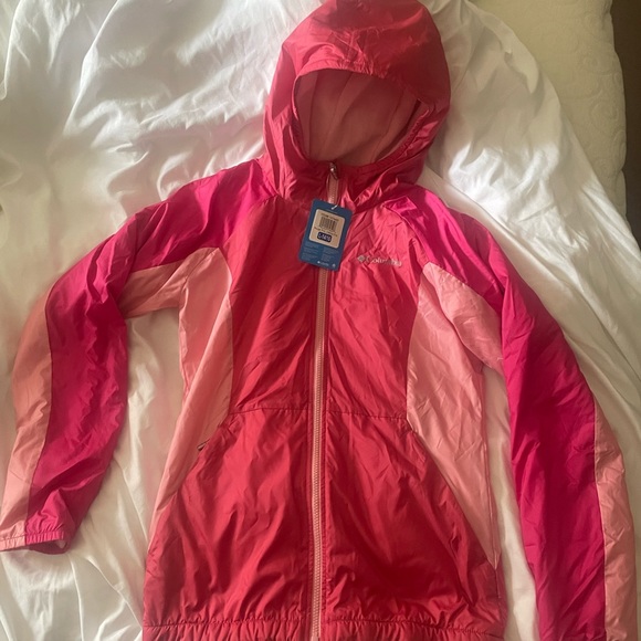 Girls Pink Columbia Jacket 14-16 - Picture 1 of 4